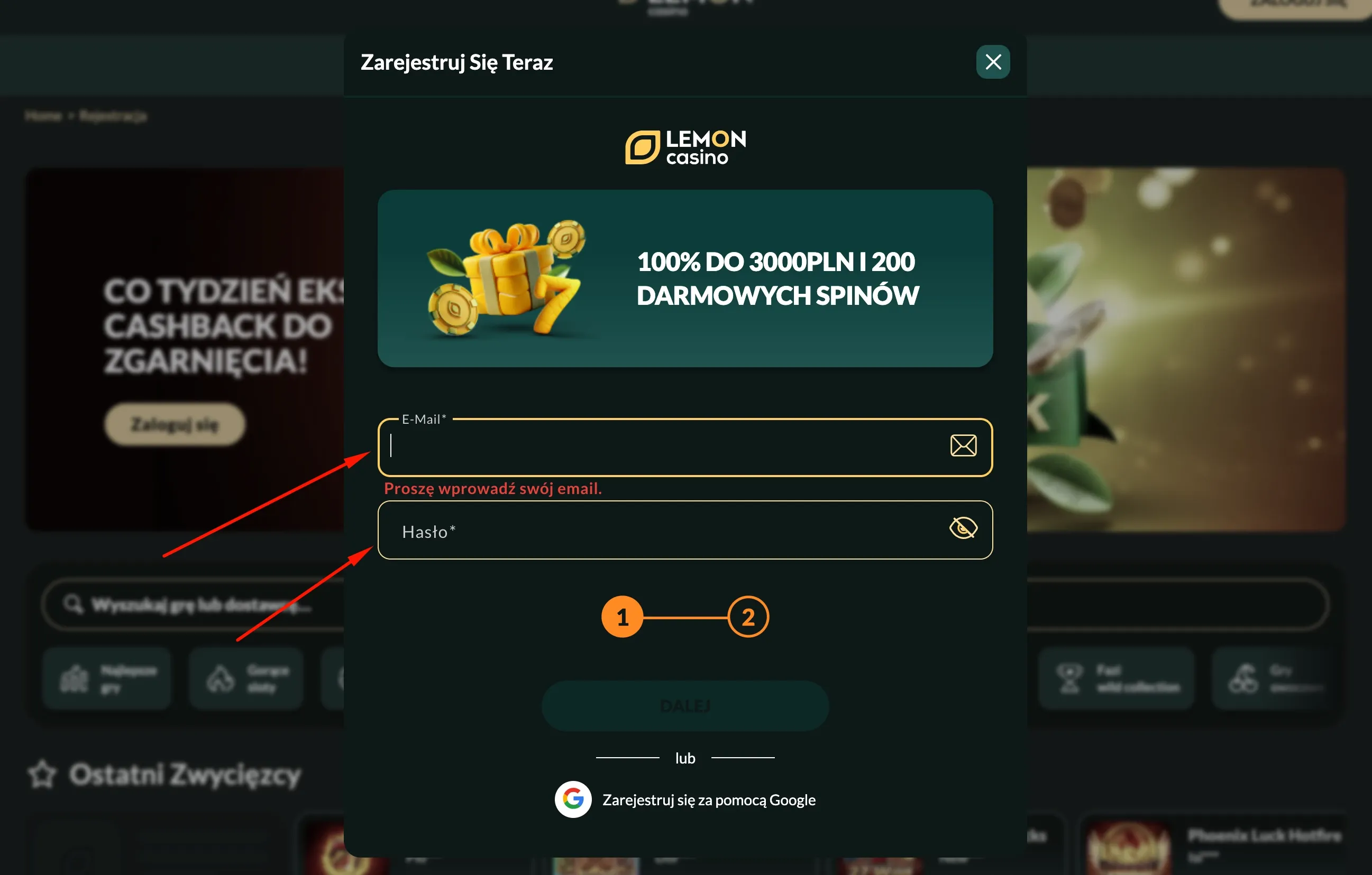 Odbierz bonus